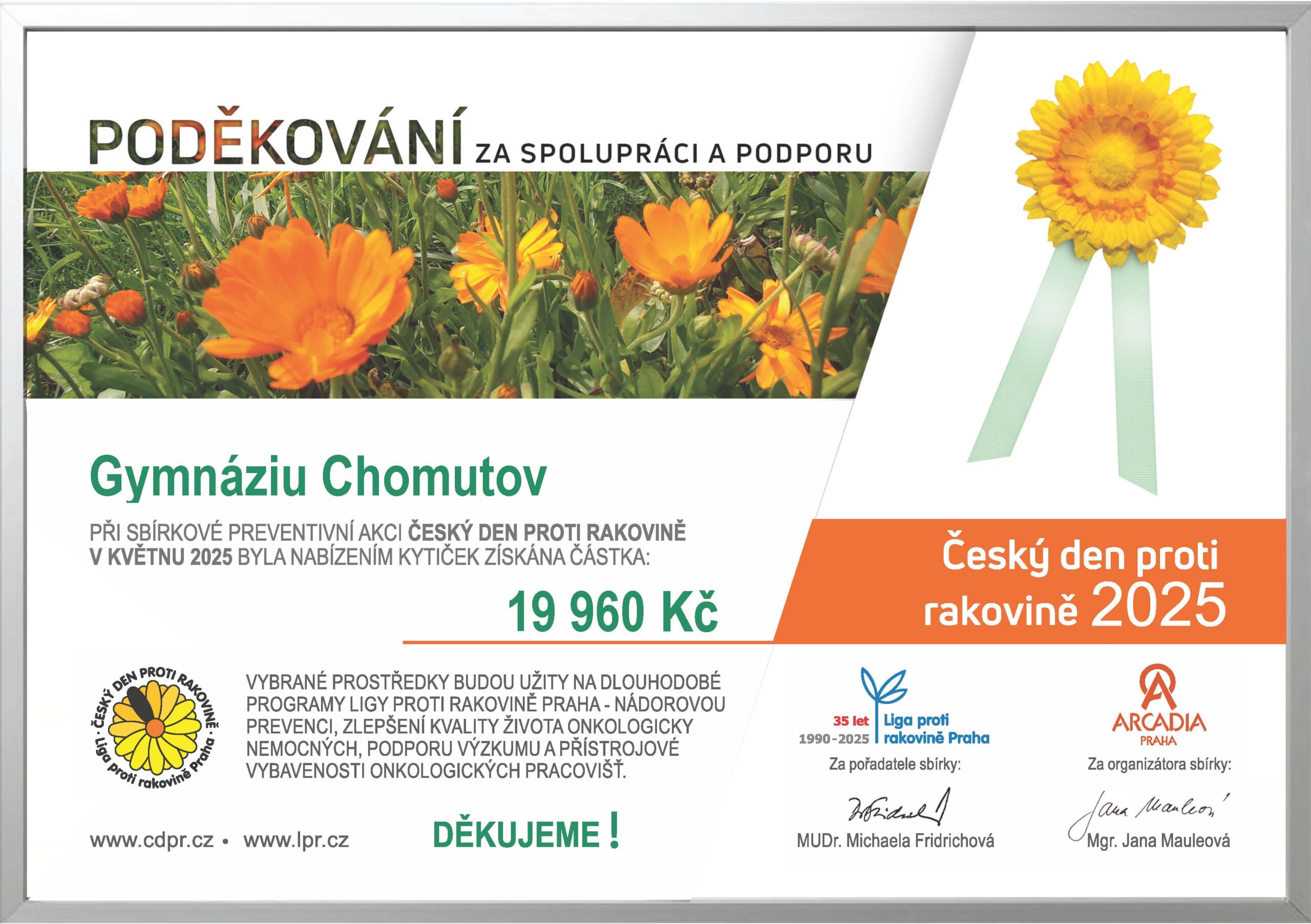 CDPR_2025-podekovani_Gymnazium_Chomutov